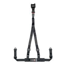 Corbeau 3 Point Bolt In Retractable Harness Black 43301B