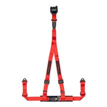 Corbeau 3 Point Bolt In Retractable Harness Red 43307B