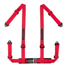 Corbeau 4-Point Bolt-In Harness  - Red 44007B
