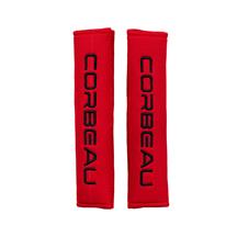 Corbeau Logo Harness Pads For 2" Harness  - Red 40407