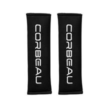 Corbeau Logo Harness Pads For 3" Harness  - Black 50501