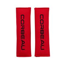 Corbeau Logo Harness Pads For 3" Harness  - Red 50507