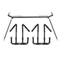 Corbeau Mustang 2" Bolt In 4 Point Harness & Bar Kit  - Black (90-93) HB7993MK