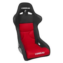 Corbeau Mustang FX1 Seat  - Black Cloth/Red Cloth Insert 29507