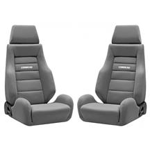Corbeau Mustang GTS 2 Seat Pair Gray Cloth 20309