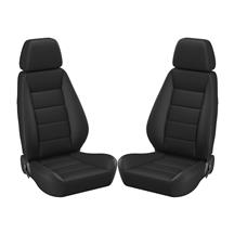 Corbeau Sport Seat Pair Black Cloth 90001PR