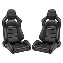Corbeau  Sportline RRX Reclining Seat - Black W/ Black Insert 55010
