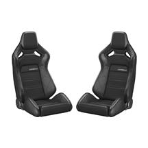 Corbeau  Sportline RRX Reclining Seat - Black W/ Black Insert 55010