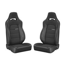 Corbeau Trailcat Seat Pair - Vinyl  - Black 44912PR