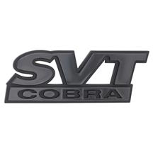Mustang SVT Trunk Emblem  - Black Chrome (99-00) Cobra F4SS-6342528-COB