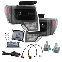 F-150 Raptor HID Headlight Conversion Kit with LED Bulbs (10-14)