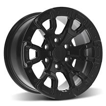Bronco FR99 Raptor Style Wheel - 17x9  - Gloss Black w/ Black Trim Ring (21-24)