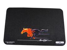 Ford Mustang Flaming Pony Fender Cover – 22x34 Inches, Non-Slip Backing By Au-Tomotive Gold