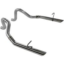 Flowmaster Mustang 2.5" Exhaust Tailpipes w/ Stainless Tips Aluminized (87-93) LX 5.0 15814