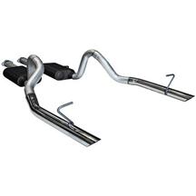 Flowmaster Mustang American Thunder Cat Back Exhaust Kit - Polished Tips (86-93) LX 5.0 17213