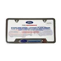 Ford Motorsport License Plate Frame  - Stainless Steel M-1828-FMC