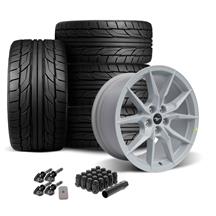 Ford Performance Mustang Dark Horse Wheel & Nitto Tire Kit - 19x9.5/10  - Battleship Gray (24-26)