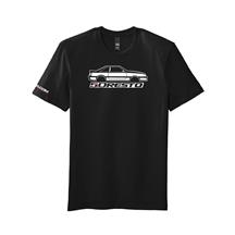 5.0 Resto Mustang Silhouette T-Shirt - Medium  - Black (1993) Cobra