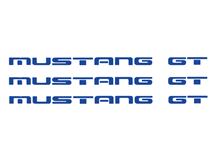 Mustang GT Bumper Insert Decals  - Blue (87-93)