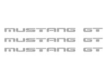 Mustang GT Bumper Insert Decals  - Silver (87-93)