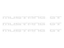 Mustang GT Bumper Insert Decals  - White (87-93)