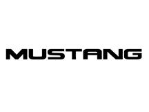Mustang Rear Bumper Insert Decals Black (99-04)