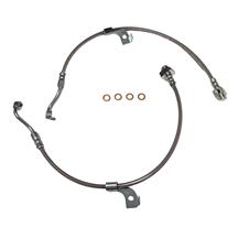 J&M Mustang Rear Stainless Steel Braided Brake Lines (24-26)