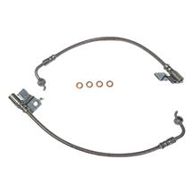 J&M Mustang Front Stainless Steel Brake Lines - Non-MagneRide (24-26) 22561-C