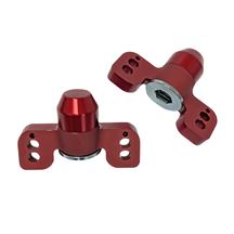 J&M Mustang Upper Shock Mount  - Red (15-26) 25350R