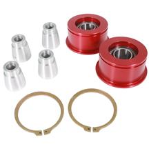 J&M Mustang Front Control Arm Spherical Caster Bushing Kit  - Red (15-22) 24410R