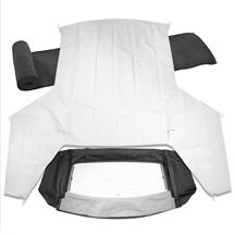 Kee Mustang Convertible Top Kit w/ Defrost  - White (94-95)
