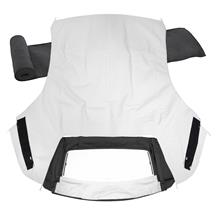 Kee Mustang Convertible Top Kit w/ Defrost  - White (95-04)