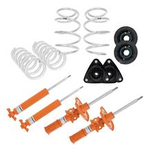 Koni Mustang Orange Shock & Strut Kit With SVE Lowering Springs (15-26)