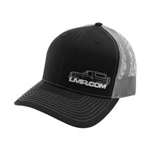 LMR Bronco Silhouette Hat  - Black & Gray (92-96)