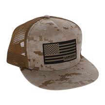 LMR USA Flag Snapback Hat  - Desert Camo