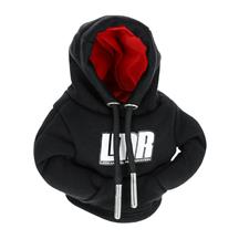 LMR Shift Knob Hoodie - Black w/ Red Lining