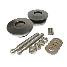 Quik-Latch 2.5" Low Profile Hood Pins  - Black QL-50-LP/BP