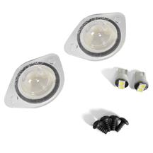 Mustang License Light Lenses w/LED Bulbs (79-93)