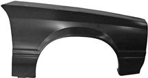 Mustang Right Hand Front Fender w/o Molding Holes  (79-90)
