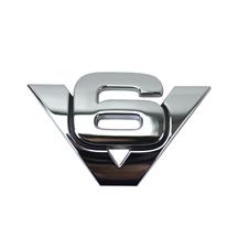 Chrome V6 Emblem 8Z7842528A