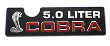 Mustang Cobra 5.0L Metal Intake Plaque (1993) f3zz-9e434-a
