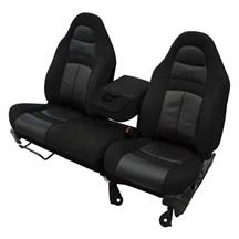 TMI F-150 SVT Lightning Seat Upholstery Kit - SVT Logo  - Black (99-04) 43-76560-99-L999-SVT