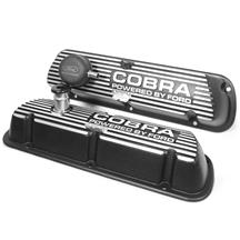 Ford Performance Mustang Valve Covers w/ Cobra Logo (79-85) M-6582-A