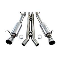 MBRP Mustang Street Cat Back 3" Exhaust Kit - Stainless Steel (15-17) GT Coupe S7277409