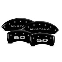 MGP Mustang Caliper Covers - Mustang/5.0  - Black (10-14) 10198SM50BK