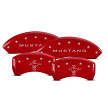 MGP Mustang Caliper Covers - Mustang/Pony  - Red (10-14) 10198SMBPRD