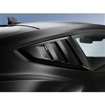 Mustang Air Design Quarter Window Louvers  - Gloss Black (24-26) VPR3Z-63280B10-B