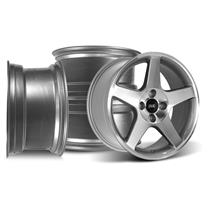 SVE Mustang 4 Lug 03 Cobra Wheel Kit - 17x8/9  - Machined (79-93)