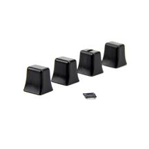 Mustang A/C & Heater Control Knob Kit Black (79-86) E4ZZ-18519