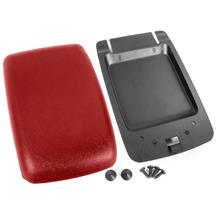 Mustang Center Console Arm Rest Pad Kit  - Red (87-93)